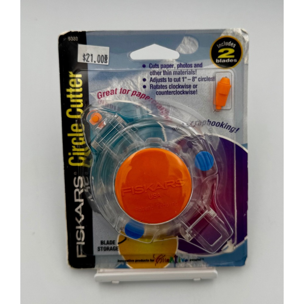 Vintage Fiskars Circle Cutter 9380 - New, Mostly Sealed (Cuts 1"-8")